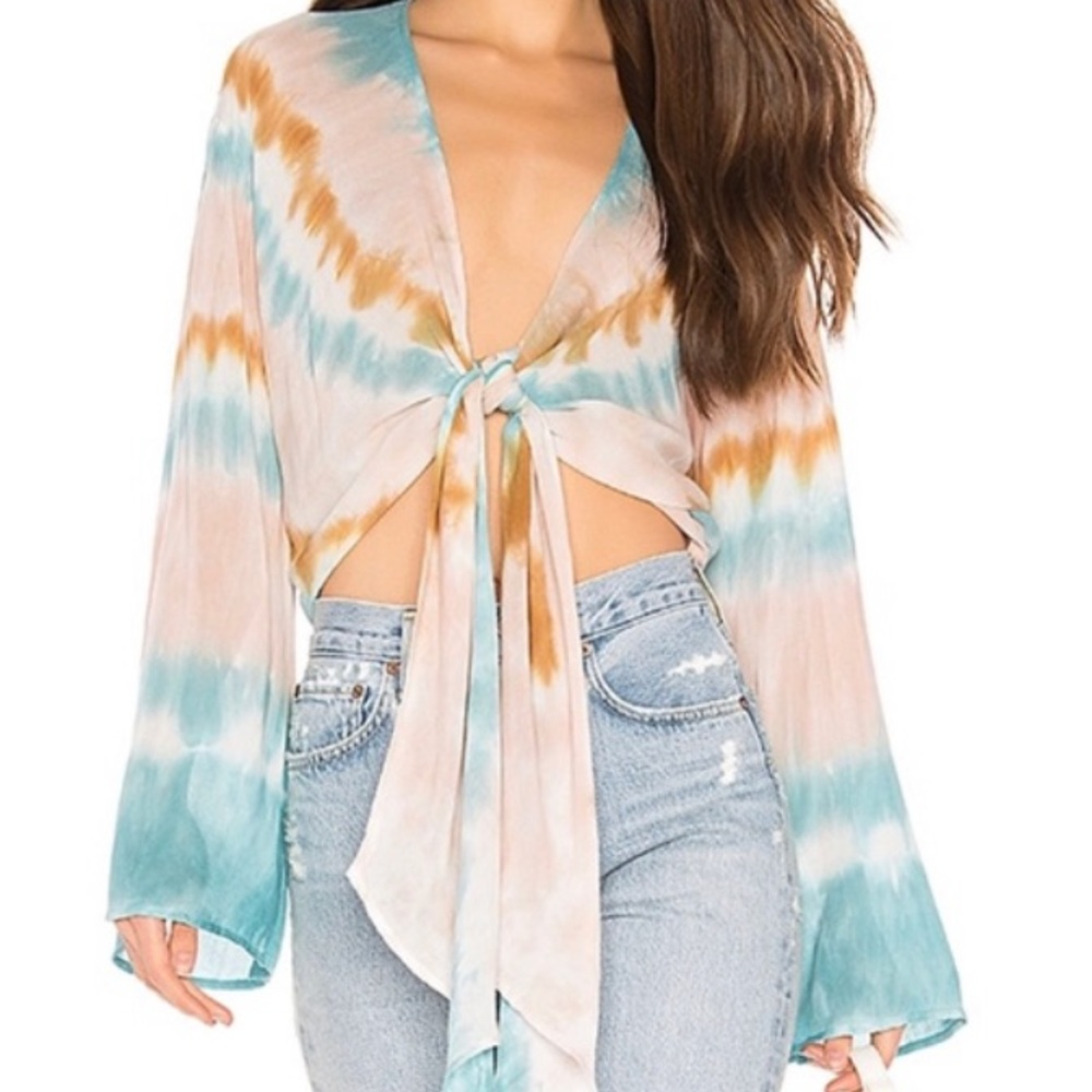 Young Fabulous & Broke Tie Dye Blouse